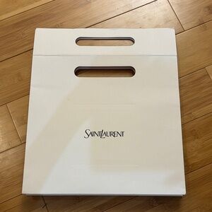 Saint Laurent Cream Shopping Bag